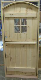 Wood dutch door