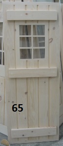6 lite exterior stockade door
