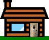 miniture log cabin